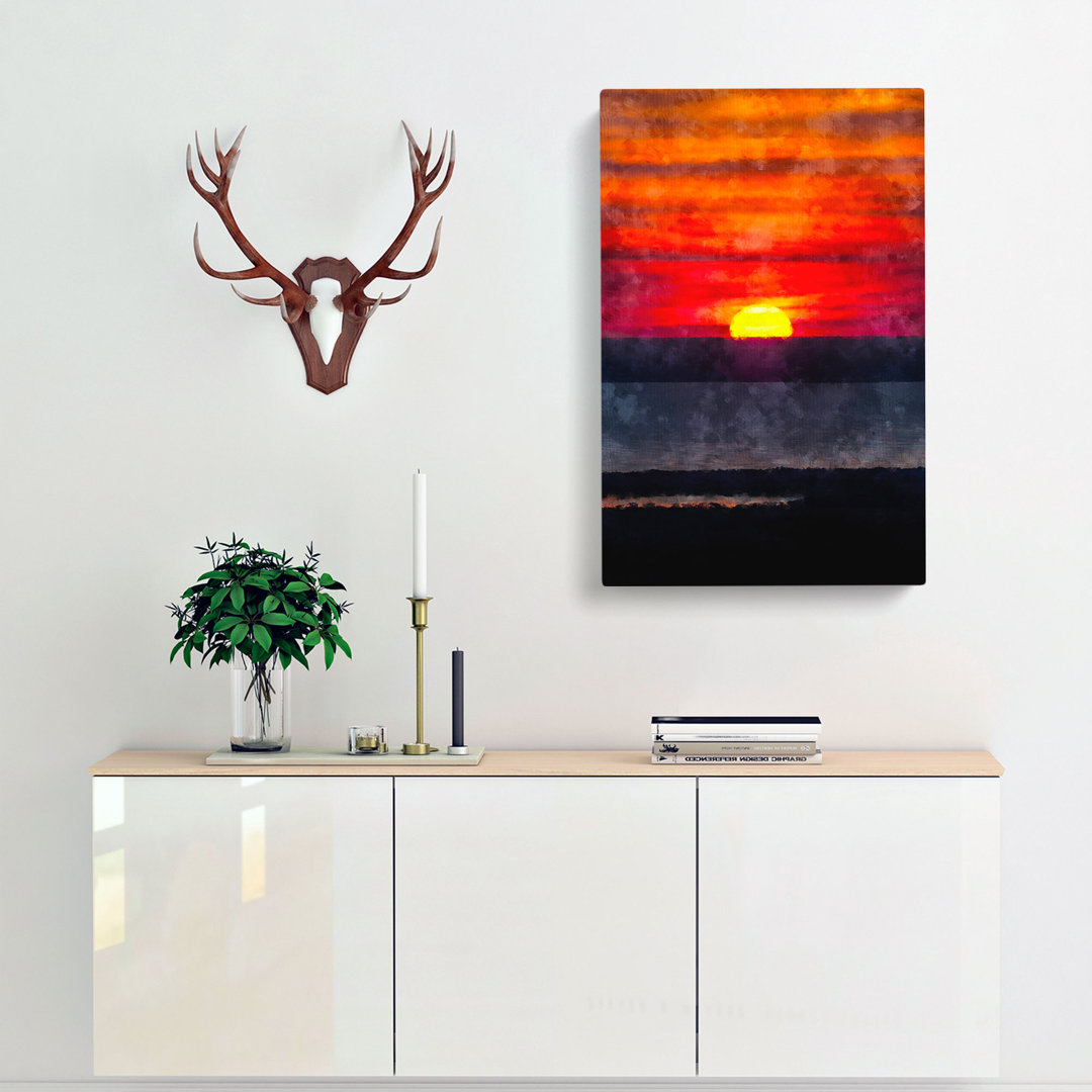 Sunset In Florida - Wrapped Canvas