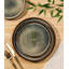  Ensemble de 12 assiettes et bols en porcelaine légère 12 pièces, ensemble de vaisselle en céramique pour 4 personnes, ensemble de vaisselle résistant aux rayures, va au micro-ondes et au lave-vaisselle, moka Coca-796529271