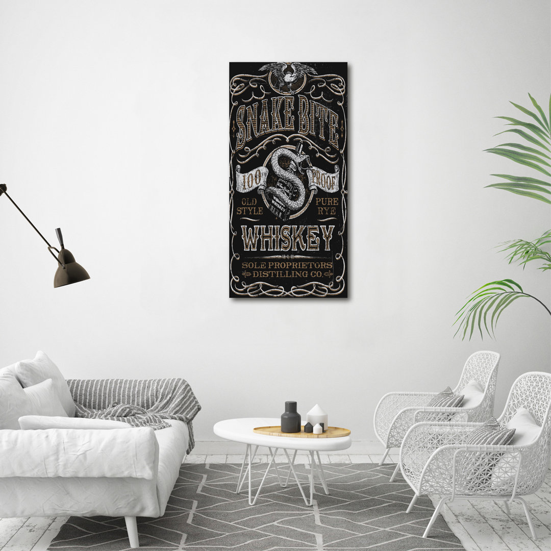 Whiskey - Kunstdrucke auf Leinwand - Wrapped Canvas