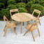Outdoor Round Teak Dining Table