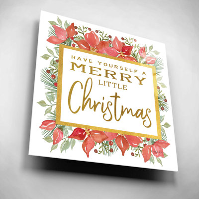 Merry Little Christmas by Cindy Jacobs - Unframed Print -  The Holiday Aisle®, E7554CD2BF13408A83CF3CE783F96D92