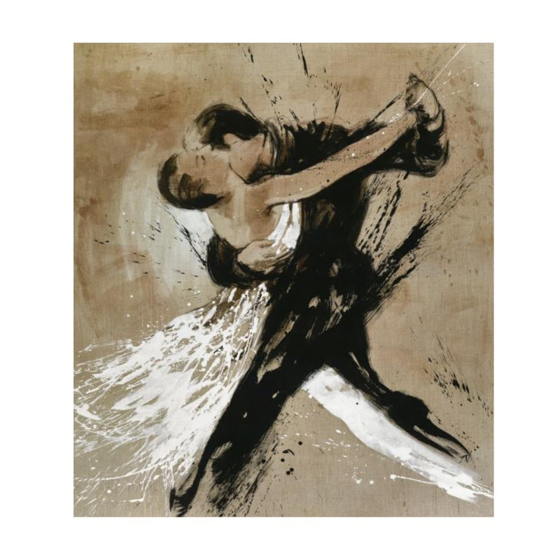 Tango Painting by Paul Ngo, Outdoor, 34" H x 30" W x 1.5" D