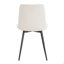 Chaise en cuir avec coussin de dossier-808260314