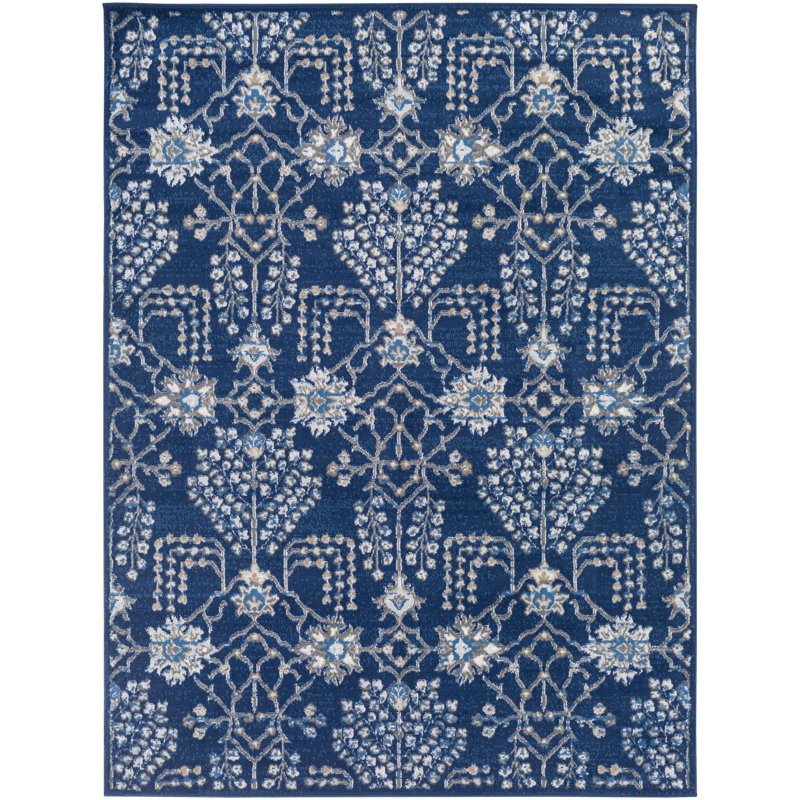 Bunnlevel Ikat Indoor Rug, Rectangle 5'3" x 7'