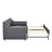 Twin Size Linen Upholstered Daybed, 300lbs Capacity With Erectable Trundle (82”l×41”w×33”) – Usb Charging Design, Button Tufted Back, Ideal For Guest Room/living Room/bedroom (no Mattress)-74360050