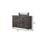 Mobilier de chambre à coucher moderne de style transitionnel 1pc