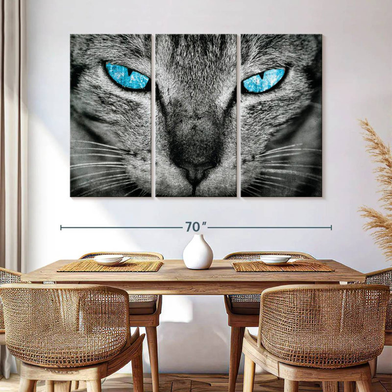 Brampt Cat Eyes Pop, 42" H x 65" W