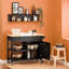 Mauch Solid Wood Top Kitchen Cart