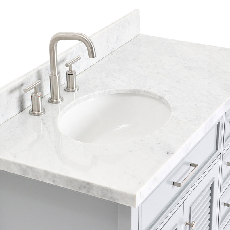 Kensington 43'' W Single Vanity, Right, Gray