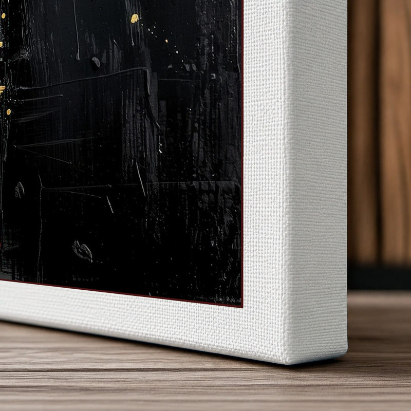 Luminous Gesture Abstract - Wrapped Canvas, 36x24 - 91.4 x 61.0 cm, White Border