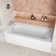 Streamline 60 in. x 30 in. Acrylic Left-Hand Drain Alcove Bathtub in Glossy White With External Drain