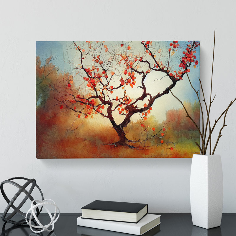 Ideal Apple Tree - Wrapped Canvas, 35cm H x 50cm W x 3cm D