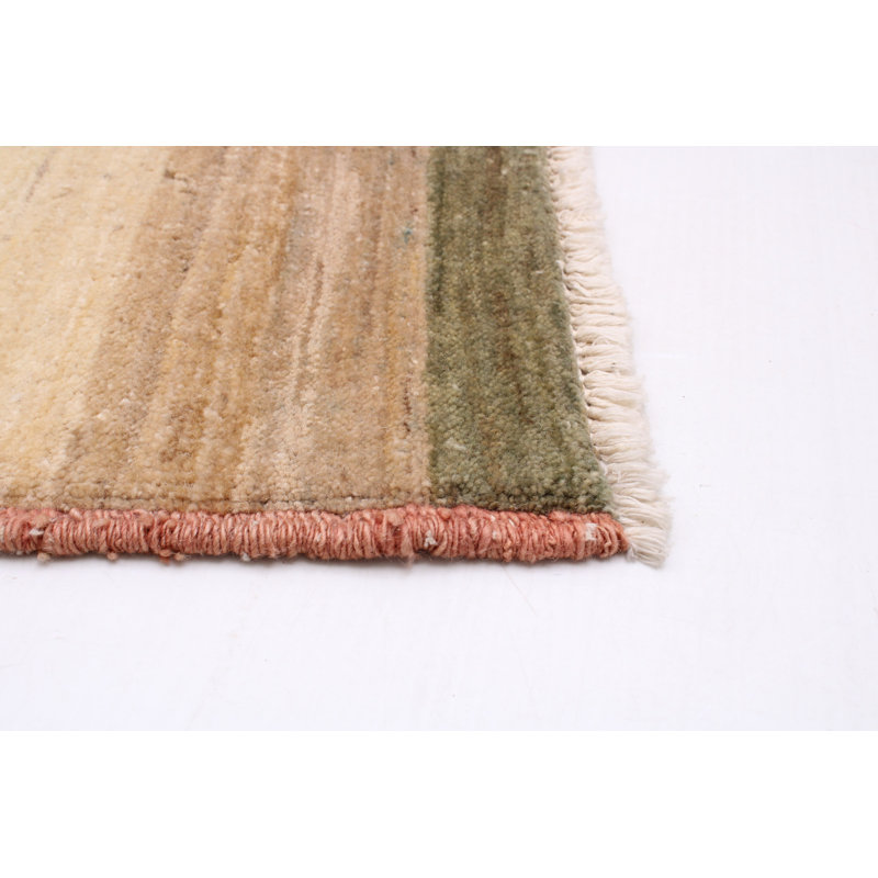 Tapis unique en laine noué à la main 6 pi 2 po x 9 pi Newfolden