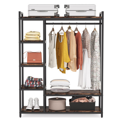 Krina 47'' Manufactured Wood Clothing Rack