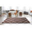 Tapis brun à motif géométrique Tangires-21769454