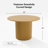 Solid Wood Dining Table Round Pedestal Kitchen Table-1964378748-1964378751