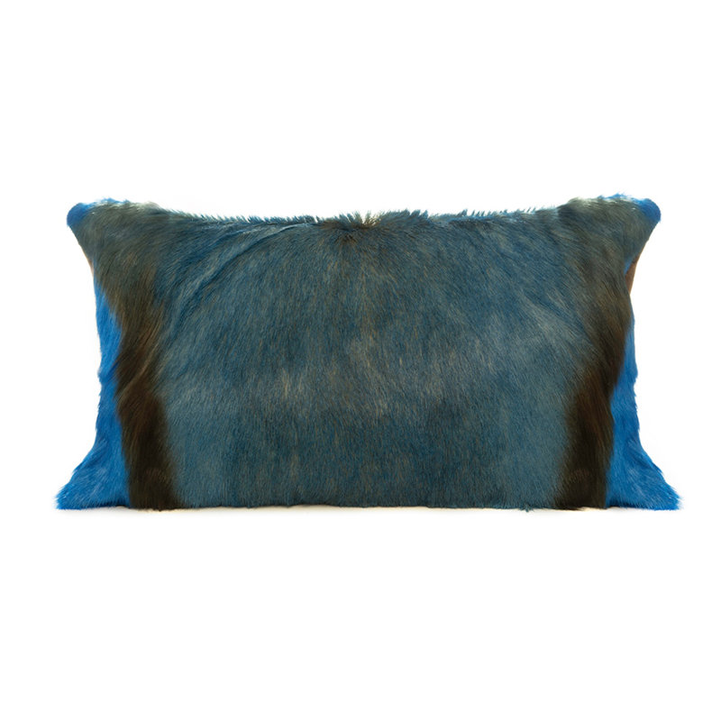 Springbok Accent Pillow by Outpost Original, Caribbean Blue, 18" x 10"