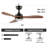 Offie 42" W LED Propeller Ceiling Fan with Remote-1997669444