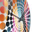 Horloge murale rayée-101234955