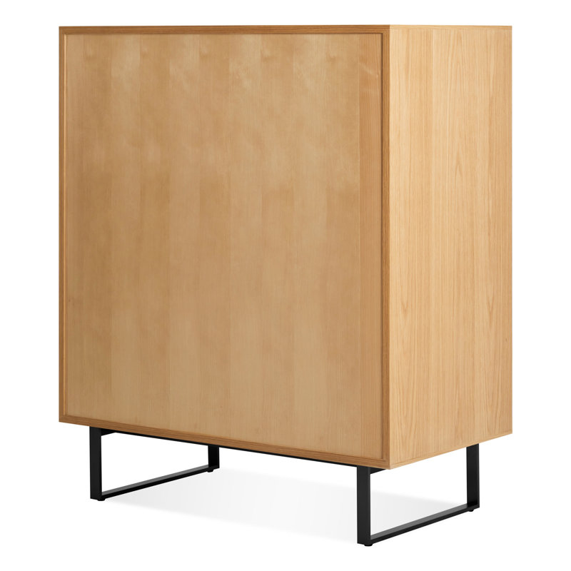 Series 11 5 - Drawer Dresser, Oblivion/White Oak