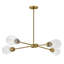 Lustre spoutnik articulé convertible 4 lumières Livie-1833054762