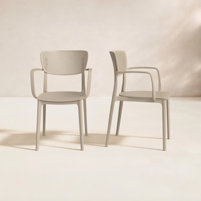 Farrah Stackable Patio Armchair