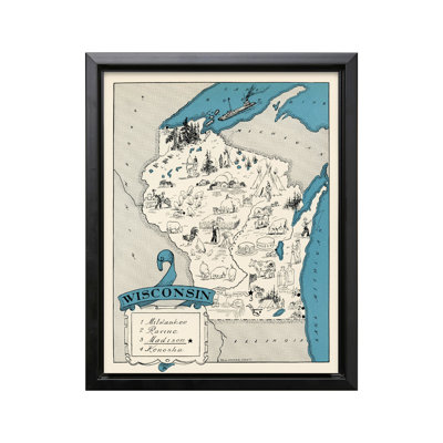Wisconsin Pictorial Map