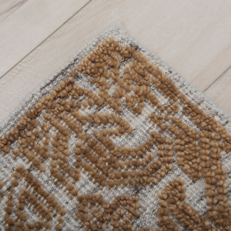Tapis 100% laine noué à la main, Rectangulaire 2 pi x 3 pi