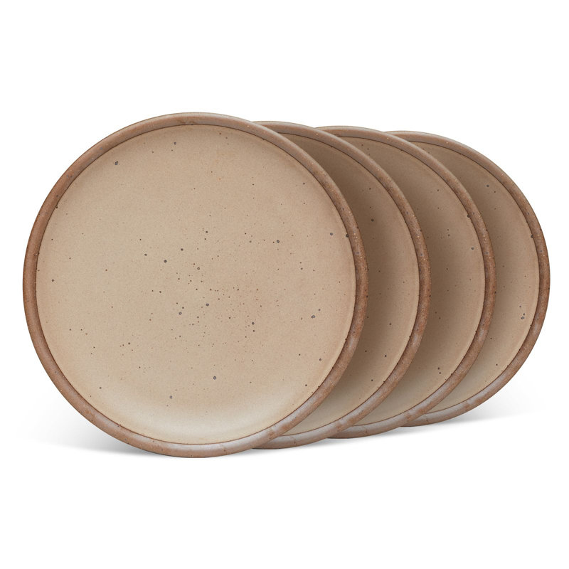 Dinner Plate - Set of 4, Brown
