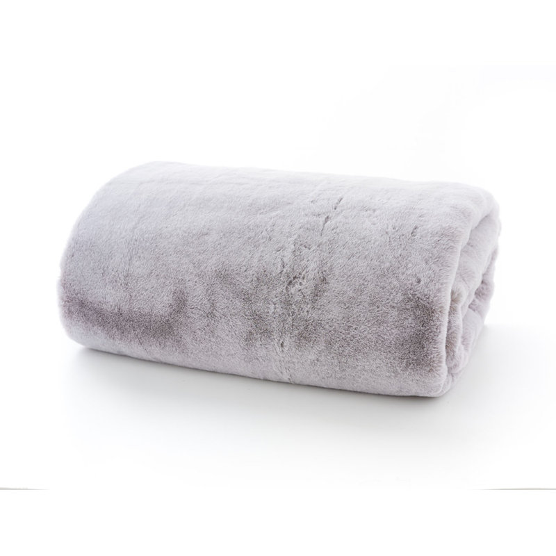 Throw Blanket, Taupe, W130 x L160cm