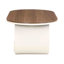Table basse 48,03 po en métal blanc