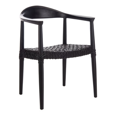 Kazbah 18.9'' H Leather Upholstered Armchair
