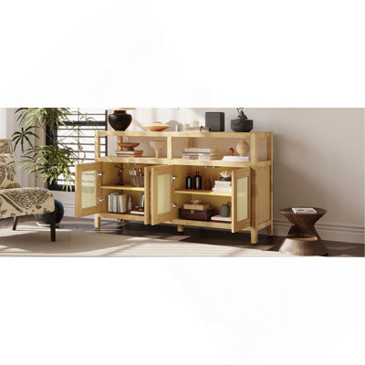 Buffet en bois massif de 60 po Aether