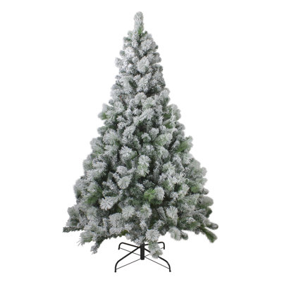 Arbre de Noël artificiel épinette floqué Somerset - non éclairé