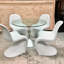 Chaise d'appoint en S finition mate-424284865-424669246