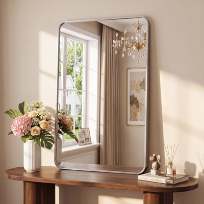 Viridiana Metal Rectangle Wall Mirror