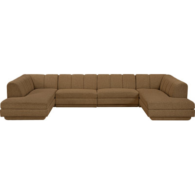 Landis Fabric Upholstered 4Pc. Modular Sectional