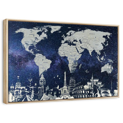 Starry World Map