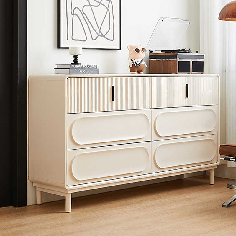 Buffets simples en bois blanc grande capacité
