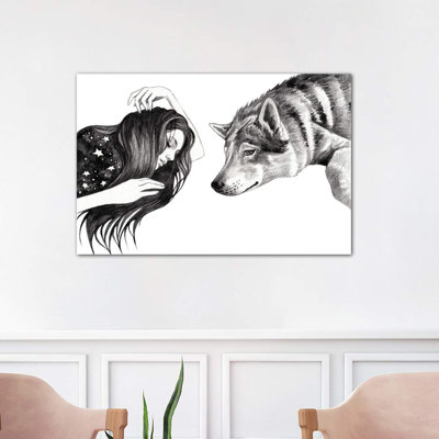 Dreamers 1 Piece Wrapped Canvas Wall Art