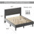 Linen Fabric Bed Frame-341405476-358703349
