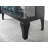 24" Three Sided Glass Electric Fireplace With Feet