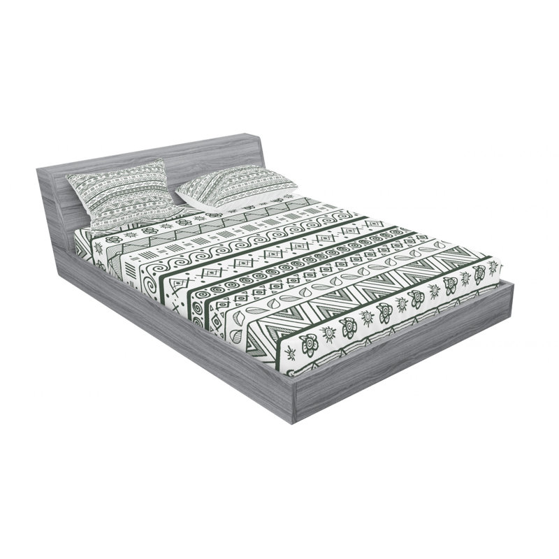 Microfiber Geometric Sheet Set