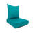 Seat Cushion With Zipper Closure And Separated Back Cushion, With White Polyester Padded Fill.-1046744244