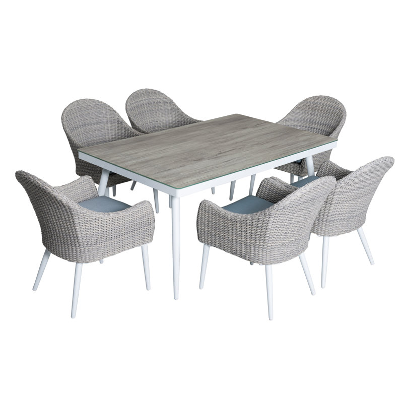 Allux 7-piece Dining Table Set
