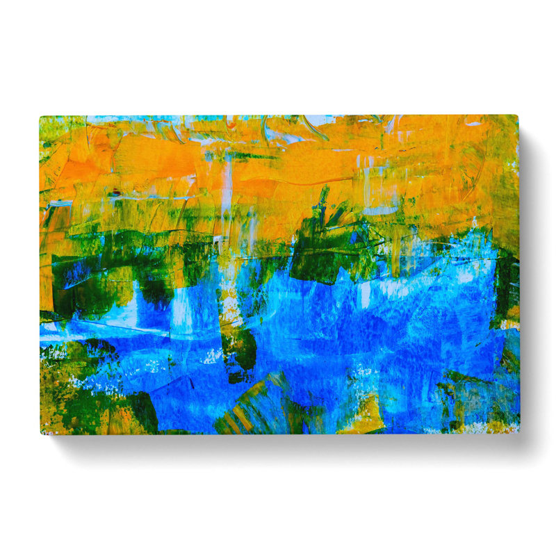 Abstract Art Painting Vol.30 by S.Johnson - Wrapped Canvas Painting Print, 40cm H x 60cm W x 3cm D
