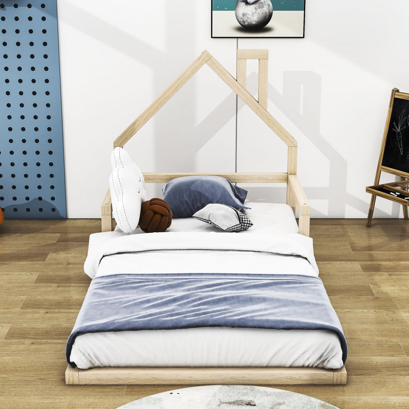 Inglesbatch Platform Bed, Natural, Twin