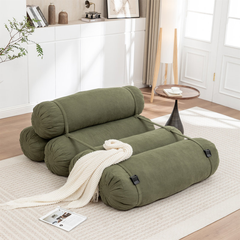 Adjustable Floor Sofa, Green