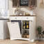 Îlot de cuisine avec rangement pour poubelle-105786300