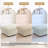 Upholstered White Faux Rabbit Fur Flannel Rectangle Ottoman, Modular Part For Sectional Sofa-582774857